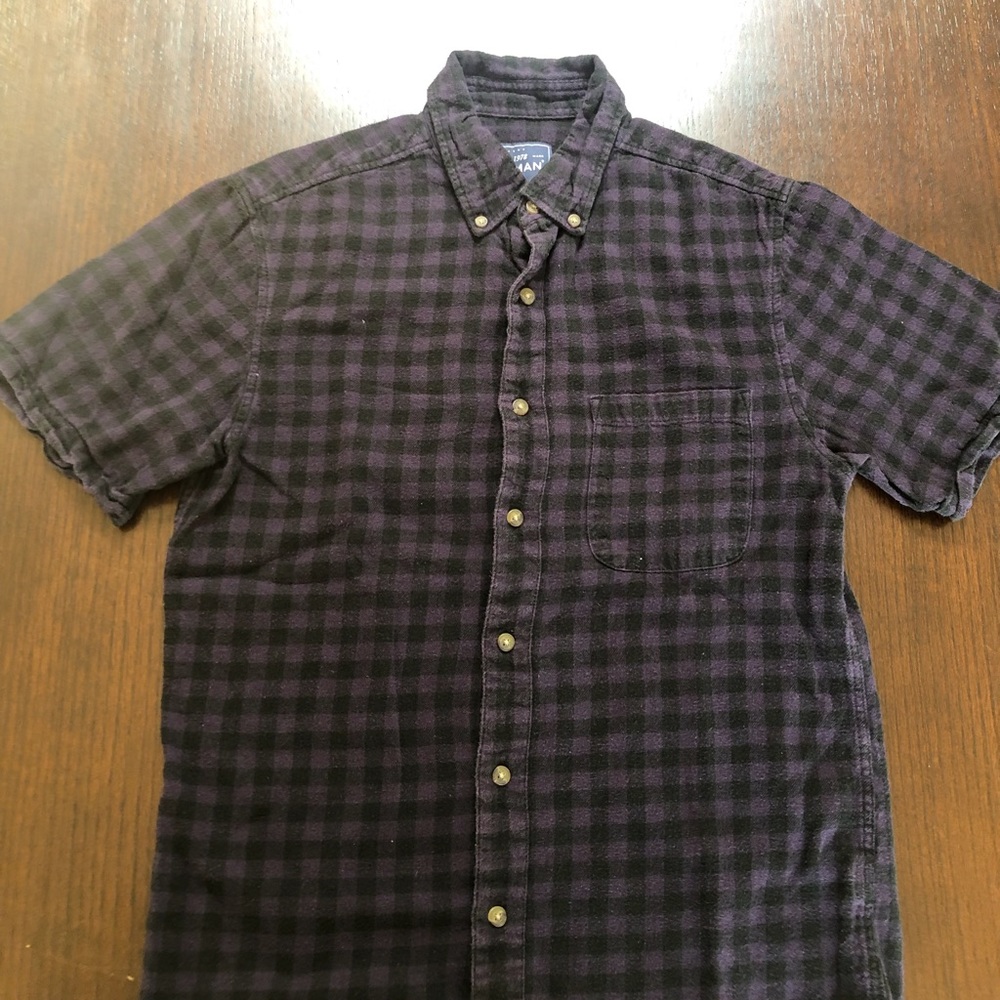 Top man short sleeve button up